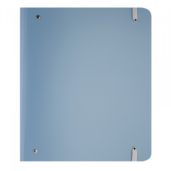 Папка на 4 кольцах А4 "deVENTE.sigNATURE" 650мкм фактура "ткань", синяя