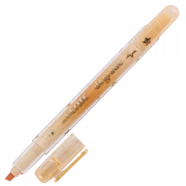 Набор маркеров-выделителей "deVENTE. Degrade" 6цв, ( оранж, желт, зел, гол, роз, капуч) с блест.