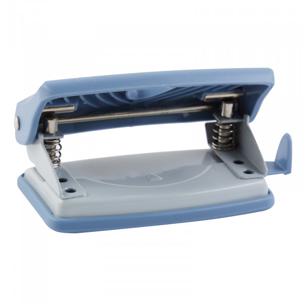 Дырокол "DeVente. sigNATURE" 10л. с линейкой, цвет сумеречный синий