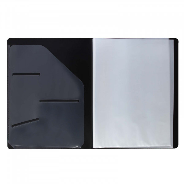 Папка с 20 вкладышами А4 "deVENTE. Esthetics" 700мкм. фактура "soft-touch" вн. карман, бургунди