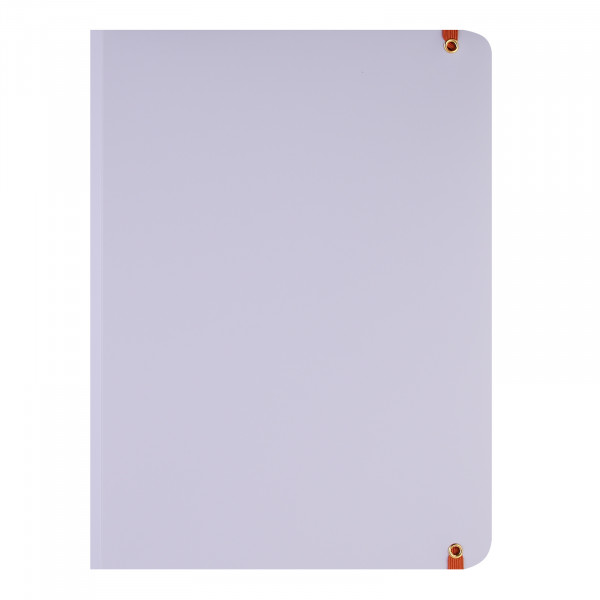 Папка с резинкой "deVENTE. Esthetics" A4, 600 мкм, фактура "soft-touch"верт. 3 кл. лаван.-пепельная