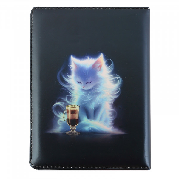 Записная книжка В6 160стр. кл. "deVENTE.MooreCafe" 70 г/м² , тв.обл. из искусст.кожи