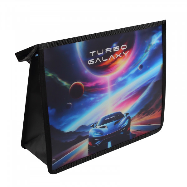Папка для тетрадей 3D "deVENTE. Turbo Galaxy" A5, на молнии сверху, пластик