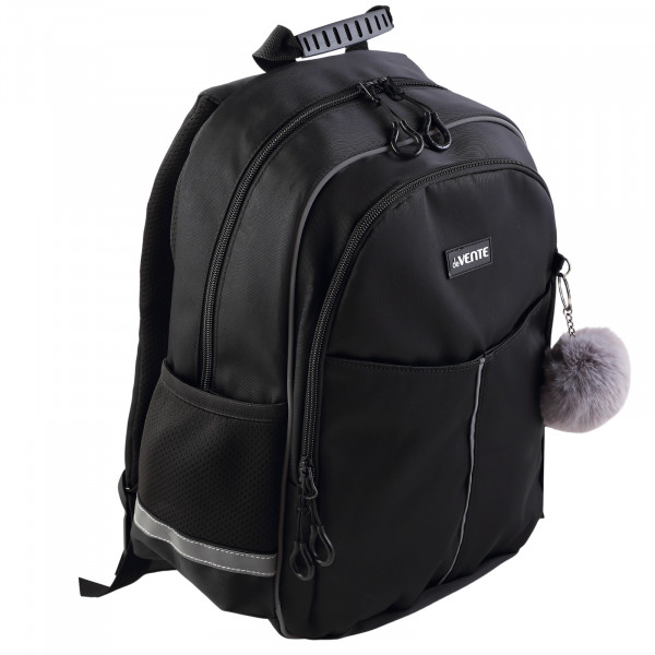 Рюкзак "deVENTE. Lifestyle. Ghost Meow" школьный 37x28x16 (16л) вес500г, полиэстер водоот, 2отд, чер