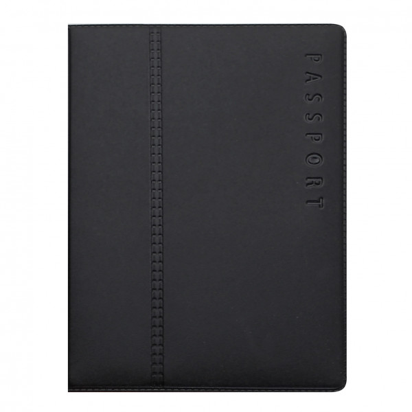 Обложка для паспорта Дуо 134*188 черный