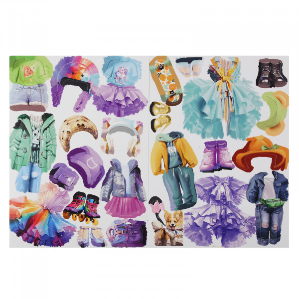 Одень куклу.Развивающие липучки