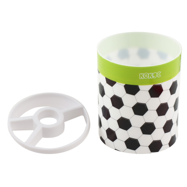 Подставка-стакан настол. д/канц принадл. пластик Футбол