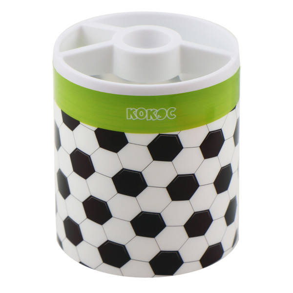 Подставка-стакан настол. д/канц принадл. пластик Футбол