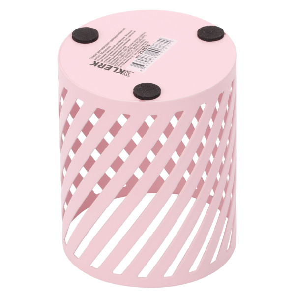 Подставка-стакан настол. д/канц принадл.металлическая  Macaroons розовый