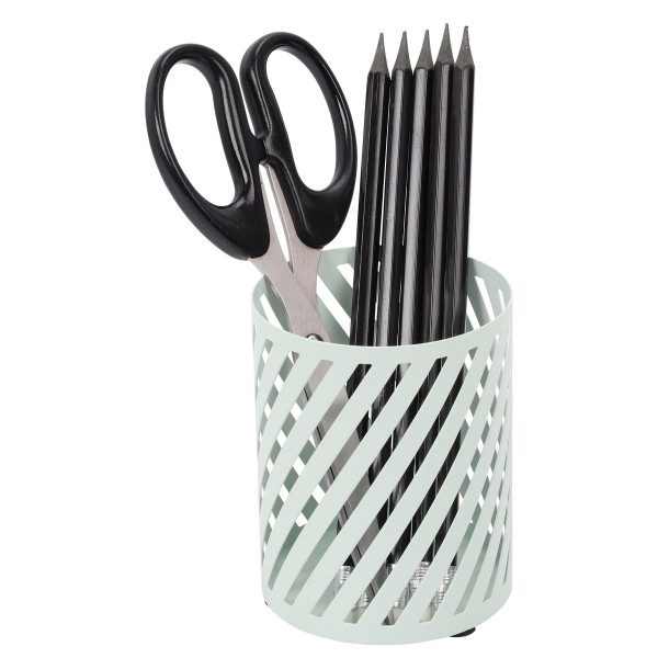 Подставка-стакан настол. д/канц принадл.металлическая  Macaroons мятный