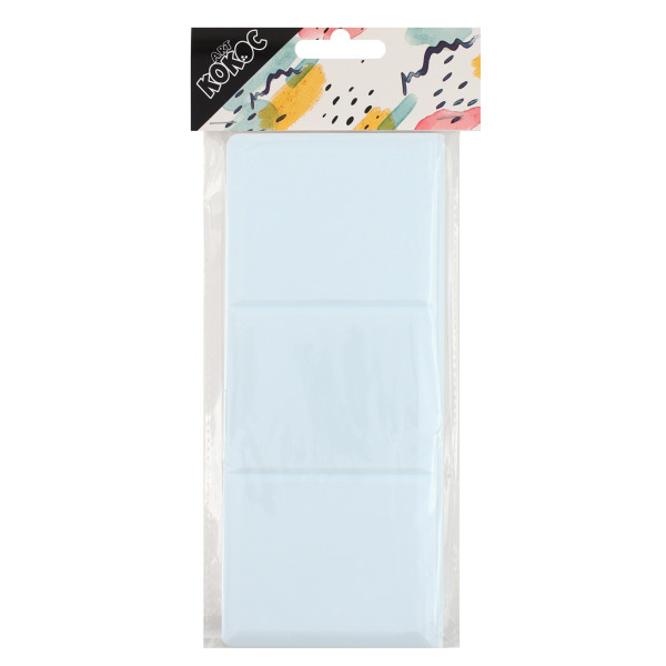 Палитра для рисования пластик. прямоугольная 23*10