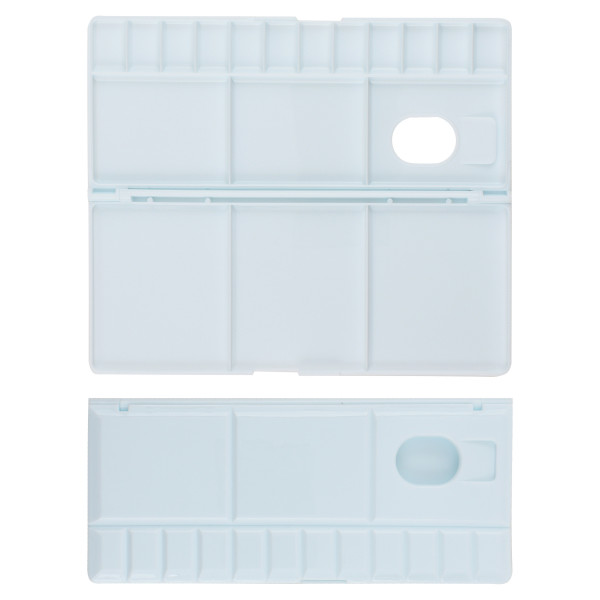 Палитра для рисования пластик. прямоугольная 23*10