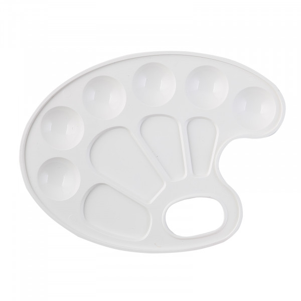 Палитра для рисования пластик. 21*15см