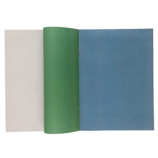 Набор цветной бумаги  А4 10л. 10цв. Панда немелованная на скобе