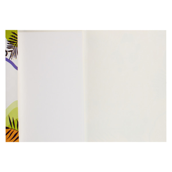 Набор белого картона А4 7л. Панда мелованный двусторонний в папке