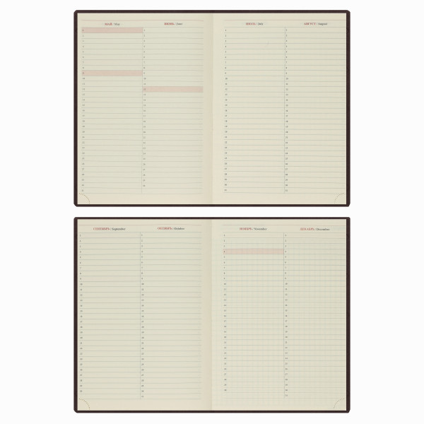 Ежедневник 2026 FIORENZO A5.176 л. Croco черный Ежедневник 2026 FIORENZO A5.176 л. Croco черный