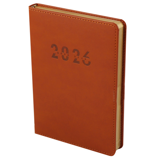 Ежедневник 2026 FIORENZO A5.176 л. Basic коричневый Ежедневник 2026 FIORENZO A5.176 л. Basic коричневый