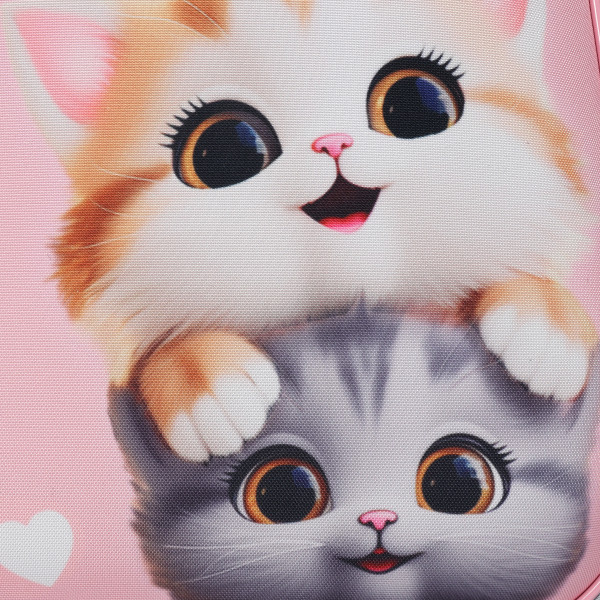 Ранец эргоном.спинка 2отд 39*29*16 First Cute cats