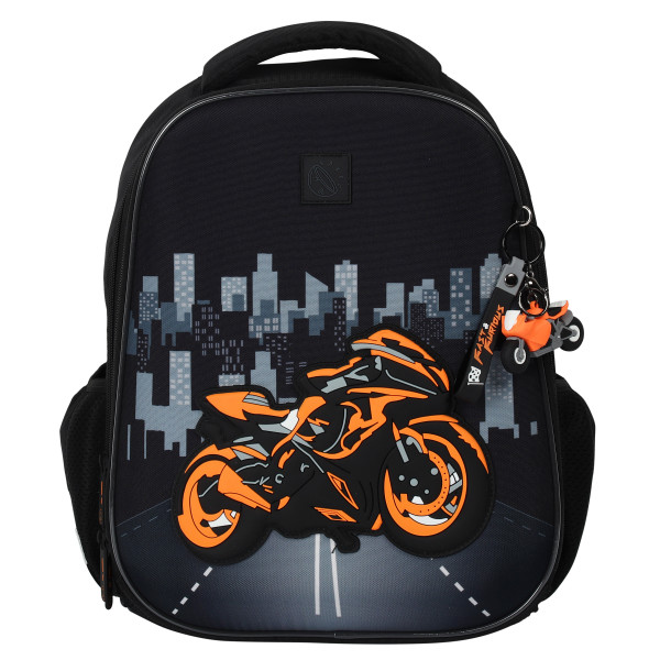 Ранец эргоном.спинка 2отд 39*29*16 First Moto drive