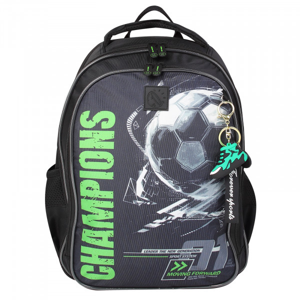 Ранец эргоном.спинка 2отд 38*27*16 COMFORT Light Champions