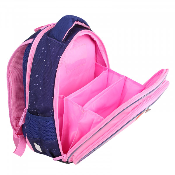 Ранец эргоном.спинка 2отд 38*27*16 COMFORT Light Small ballerina, LED-лампочки