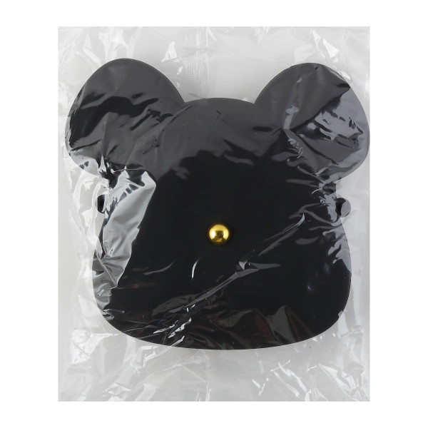 Кошелек силикон 15*12,5 Cat black, черный