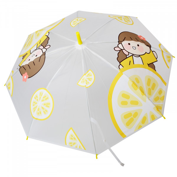 Зонт мех. 92см Клубника