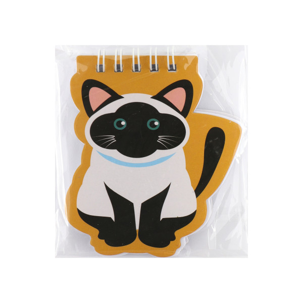 Записная книжка А7 40л. Животные, мягк.обл, ассорти, спираль