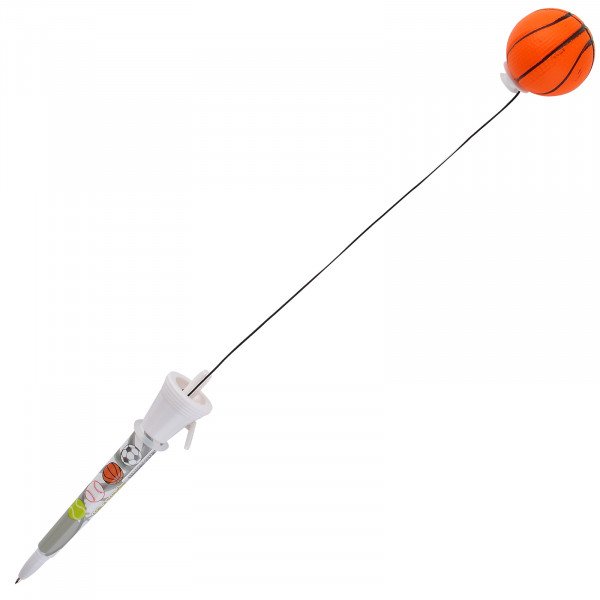 Ручка прыгун шар. дет. 0,7 SPORT BALLS однораз. синяя, ассорти