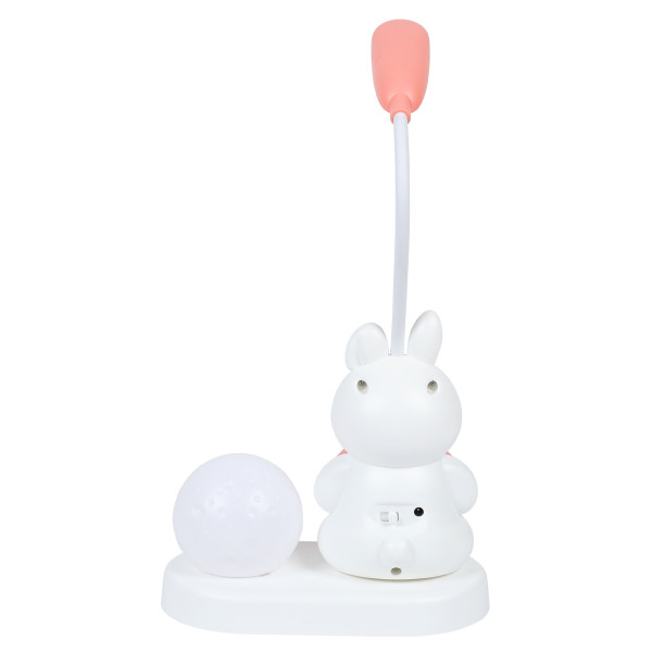 Светильник на подставке Зайка, белый