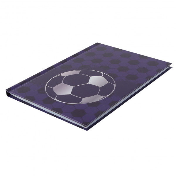 Записная книга А6 64л.кл. Football king глянц.лам.
