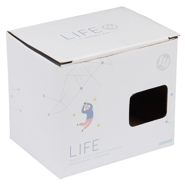 Кружка керамич. 400мл крышка, ложка Meow ассорти