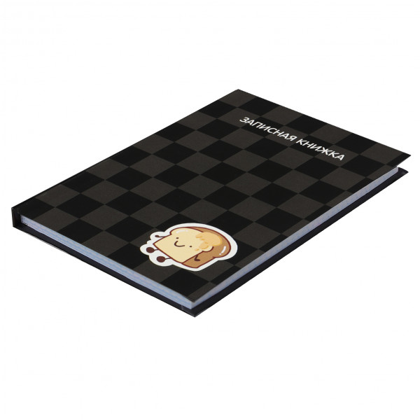 Записная книжка А7 48л.кл. Клетка, тв.обл, склейка