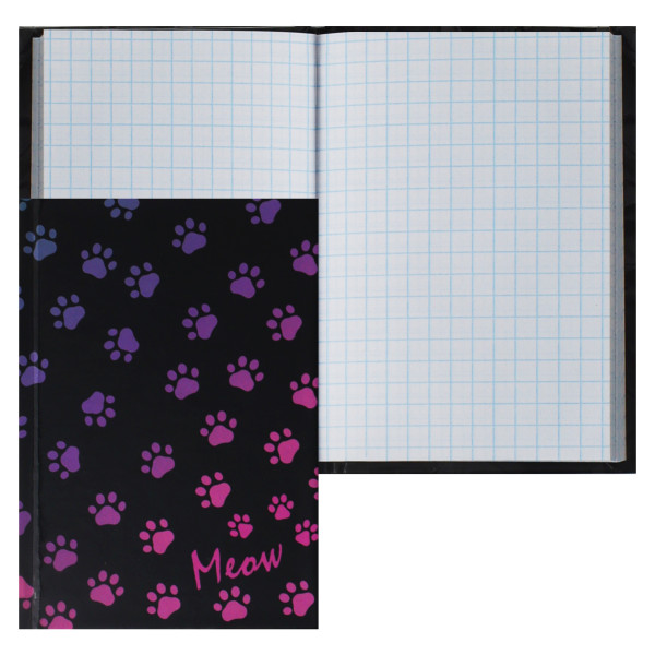 Записная книжка А7 64л.кл. Лапки, тв.обл, склейка