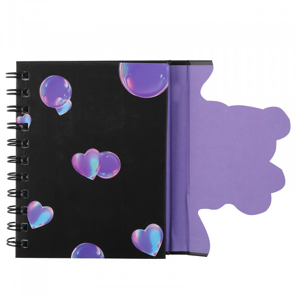 Записная книжка А6 80л.лин. Marmalade bear, тв.обл, магнит клапан