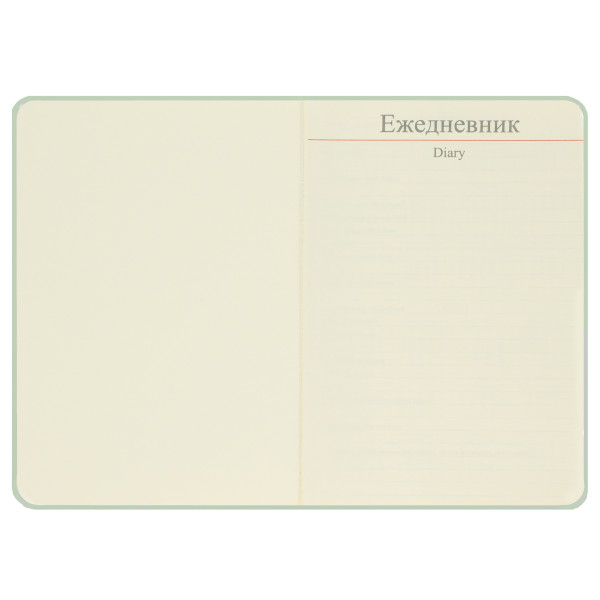 Ежедневник А5 н/д тв обл 7Бц  к/з 168л Fresh тонир 2 ляссе зеленый Ежедневник А5 н/д тв обл 7Бц  к/з 168л Fresh тонир 2 ляссе зеленый