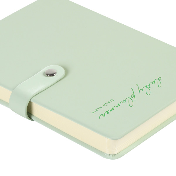 Ежедневник А5 н/д тв обл 7Бц  к/з 168л Fresh тонир 2 ляссе зеленый Ежедневник А5 н/д тв обл 7Бц  к/з 168л Fresh тонир 2 ляссе зеленый