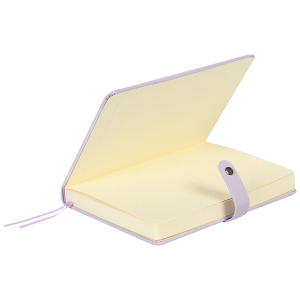 Ежедневник А5 н/д тв обл 7Бц  к/з 168л Fresh тонир 2 ляссе фиолетовый