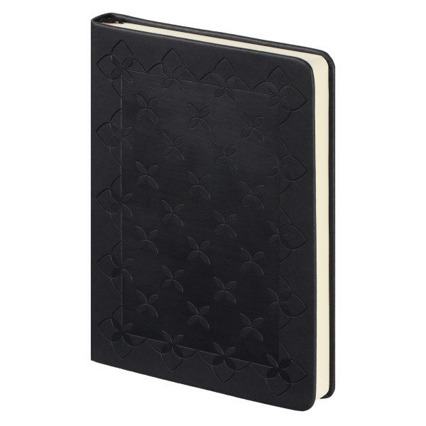 Ежедневник А5 н/д тв обл 7Бц к/з 168л IIIusion тонир 2 ляссе черный