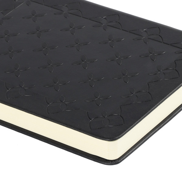 Ежедневник А5 н/д тв обл 7Бц к/з 168л IIIusion тонир 2 ляссе черный