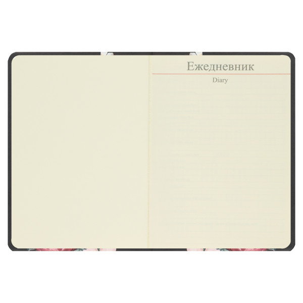 Ежедневник А6 н/д интегр к/з  168л FLORENZO Цветочный вернисаж тонир 2 ляссе с рисунком Ежедневник А6 н/д интегр к/з  168л FLORENZO Цветочный вернисаж тонир 2 ляссе с рисунком