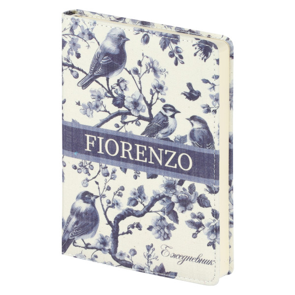 Ежедневник 2026 FIORENZO A5.176 л. Blue birds тонир Ежедневник 2026 FIORENZO A5.176 л. Blue birds тонир