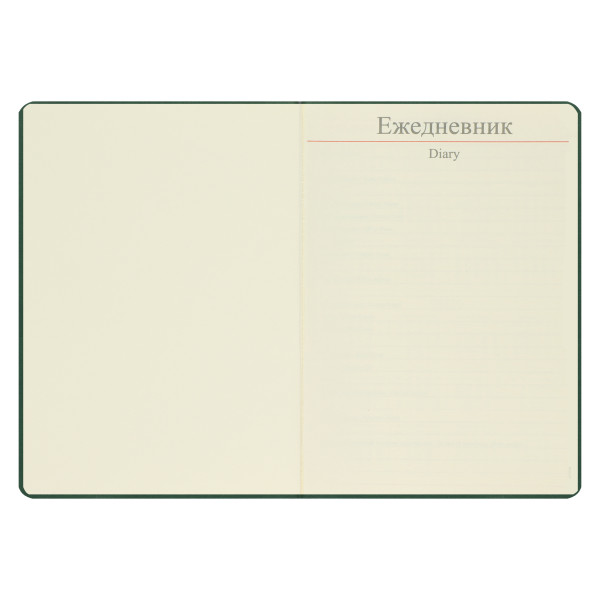 Ежедневник А5 дат 2026г.интегр к/з 176л Horse тонир 2 ляссе зеленый Ежедневник А5 дат 2026г.интегр к/з 176л Horse тонир 2 ляссе зеленый