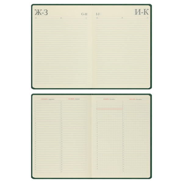 Ежедневник А5 дат 2026г.интегр к/з 176л Horse тонир 2 ляссе зеленый Ежедневник А5 дат 2026г.интегр к/з 176л Horse тонир 2 ляссе зеленый