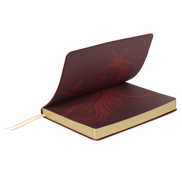 Ежедневник А5 дат 2026г.интегр к/з 176л Horse тонир 2 ляссе красный Ежедневник А5 дат 2026г.интегр к/з 176л Horse тонир 2 ляссе красный