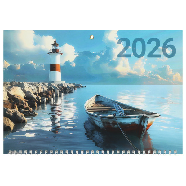 Календарь кварт. настен. 2026 Маяк, с бегунком
