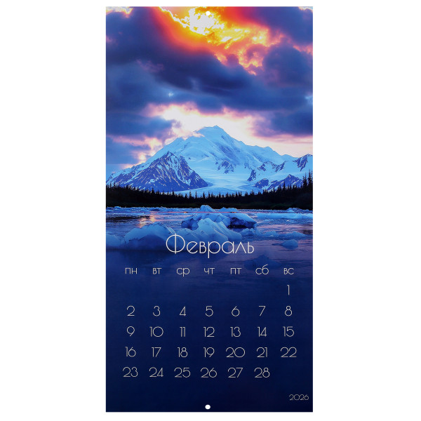 Календарь перекидной настен. 2026 Времена года, скоба