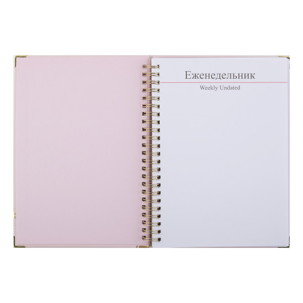Еженедельник (планинг) А5 недат. тв.обл. картон 7Бц 73л Делай жизнь искусством