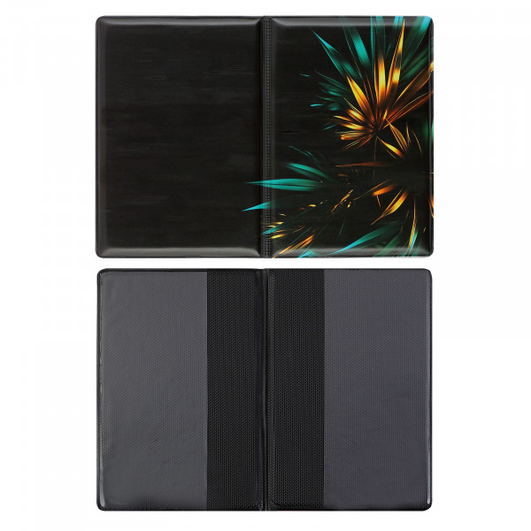 Обложка для паспорта ПВХ FLORENZO Яркие тропики печать без уголков