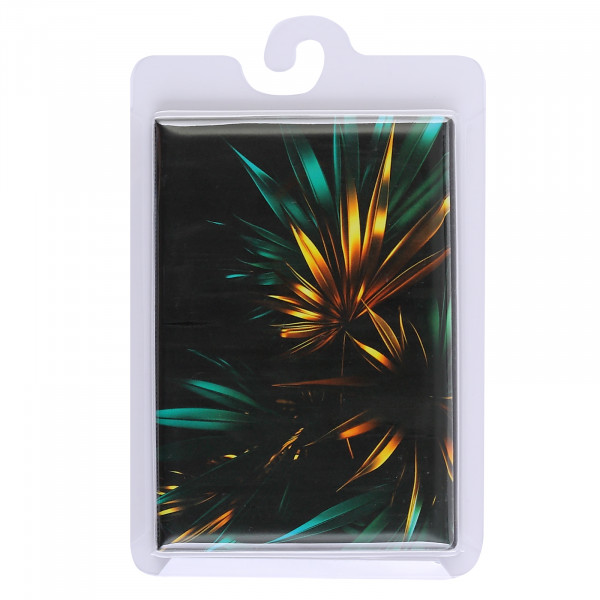 Обложка для паспорта ПВХ FLORENZO Яркие тропики печать без уголков